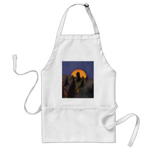 Delantal Amor y Romance Vintage, Beso de Luna de Cosecha