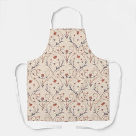 Delantal Amour Vine All-Over Print Apron, Medium