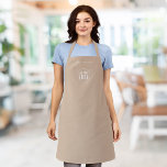 Delantal Añadir el color del Personalizado Minimalista mode<br><div class="desc">Apron personalizado que puede agregar su logotipo y el nombre de su empleado en un tipo de letra moderno a la moda con un color de fondo editable (haga clic en el botón "editar" y cambie el color de fondo). Incluso se puede cambiar el color de la correa (accesible en...</div>