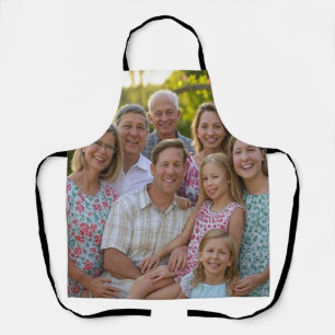 Delantal Añadir Personalizar de fotografía de Reunión Famil