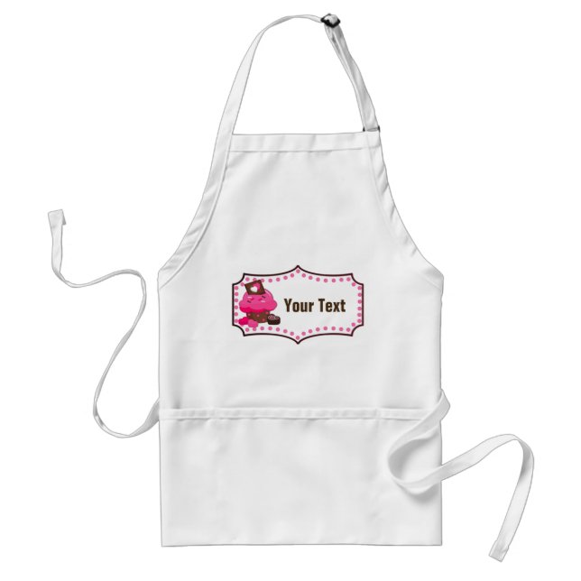 Delantal Añadir tu texto - Apron estándar (Frente)