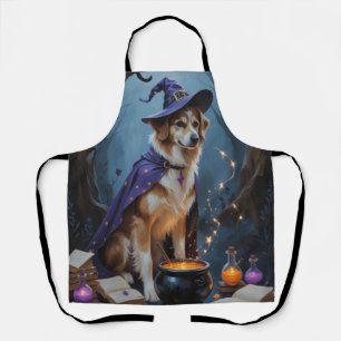Delantal Anatolian Shepherd Whimsical Halloween Pintura