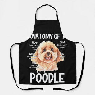 Delantal Anatomía De Un Caniche Para Los Amantes Del Perro