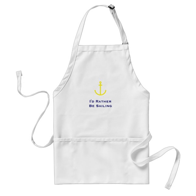 Delantal Anchors Aweigh (Frente)