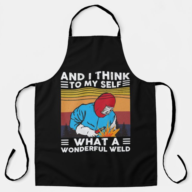 Delantal And I Think To Myself What A Wonderful Weld Welder (Anverso)