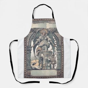 Delantal Ángeles guardianes con Jesús