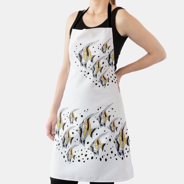 Delantal Angelfish Apron (in situ)