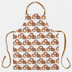 Delantal Anillos de cebolla frita y granulosa comida chatar