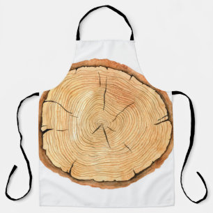 Delantal Anillos de la Naturaleza: Triunfo de la textura de