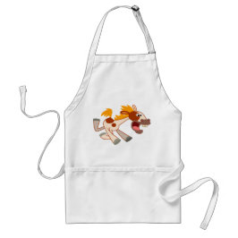 Delantal Animado Personalizado Pinto Horse Apron