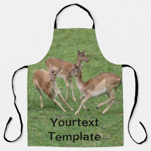 Delantal animal, ciervo de huevo, caza, hombre, granja, pra