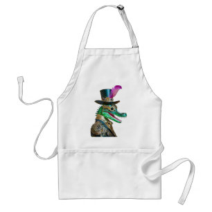 Delantal Animal de fiesta de Carnaval Steampunk Lagarto