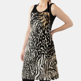 Delantal Animal print zebra modern All-Over Print Apron
