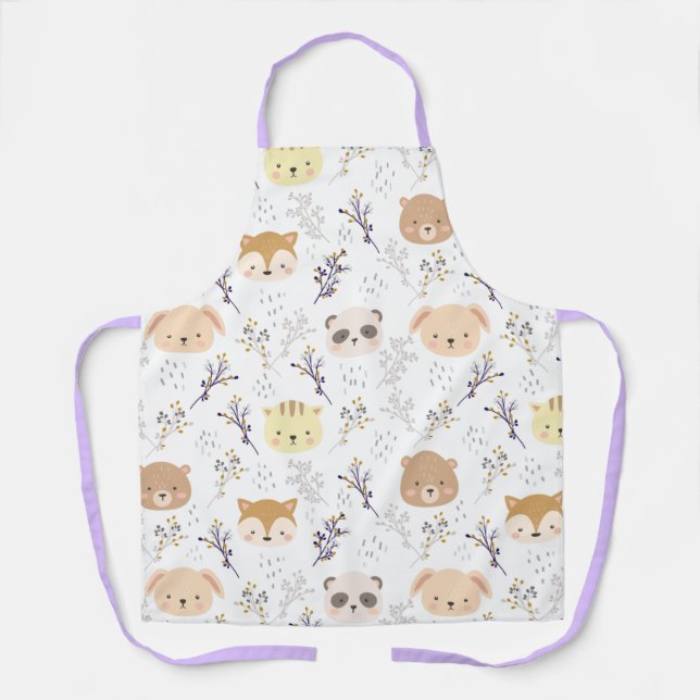 Delantal Animales Adorables (Anverso)