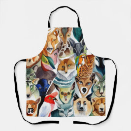 Delantal Animales asombrosos