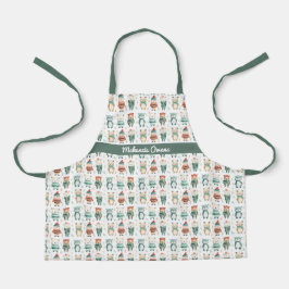 Delantal Animales de Navidades personalizados personalizado