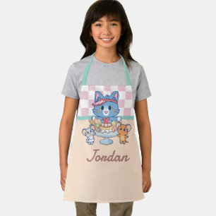 Delantal Anime Tom, Jerry y la sala de postres Tuffy