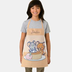 Delantal Anime Tuffy y Jerry Cheesecake