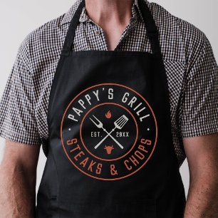 Delantal Año personalizado de Pappy Grill
