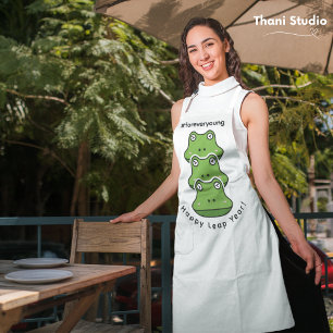 Delantal Año Salto Para La Celebración De Los Jóvenes 3 Ran