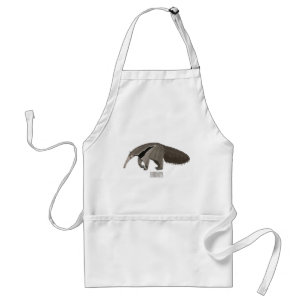 Delantal Anteater personalizado ilustracion