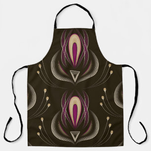 Delantal Antecedentes de estilo de la ola floral