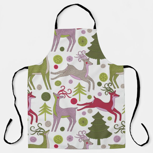 Delantal Antecedentes de los navidades: Diseño de temporada (Anverso)