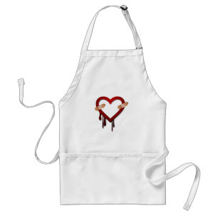 Delantal antidía de San Valentín de corazón roto