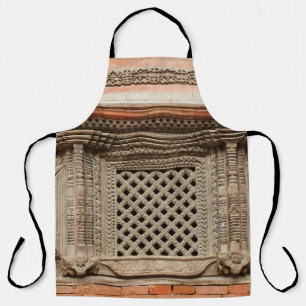 Delantal Antigua ventana en el patio Nasal Chowk de Hanuman