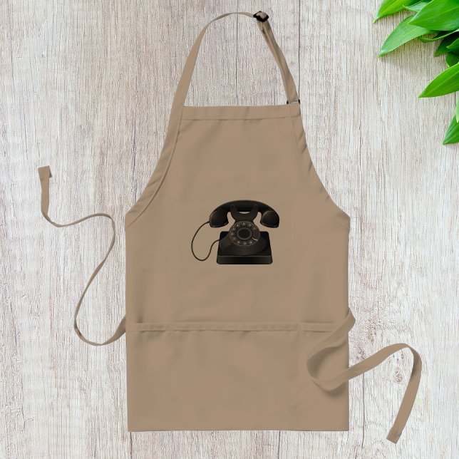 Delantal Antiguo Apron de Teléfono Negro (Subido por el creador)