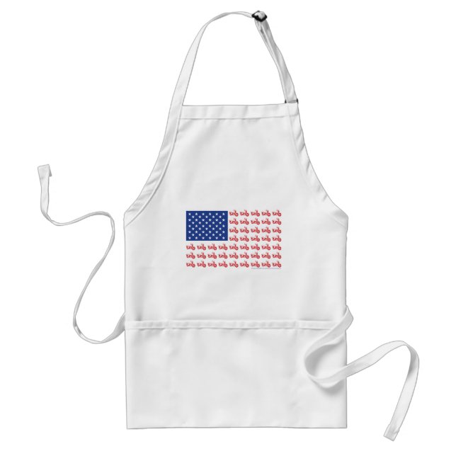 DELANTAL  ANTIGUO BIKE-FLAG-TEE (Frente)