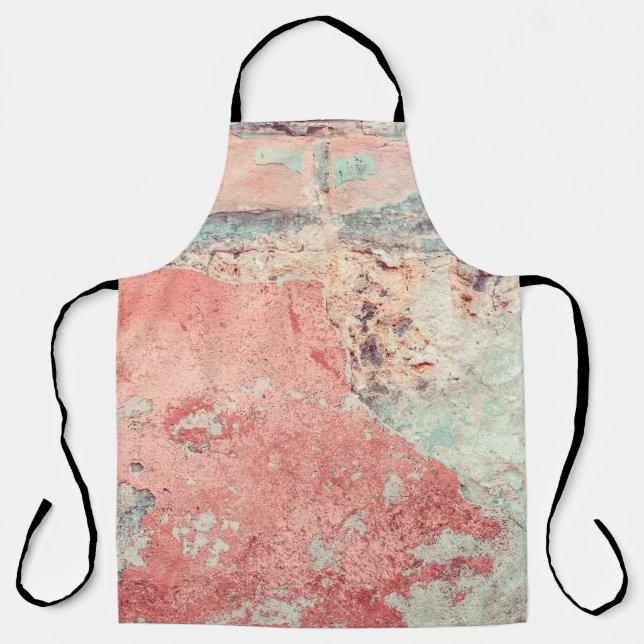 Delantal Antiguo muro de hormigón texturado con defectos na (Anverso)