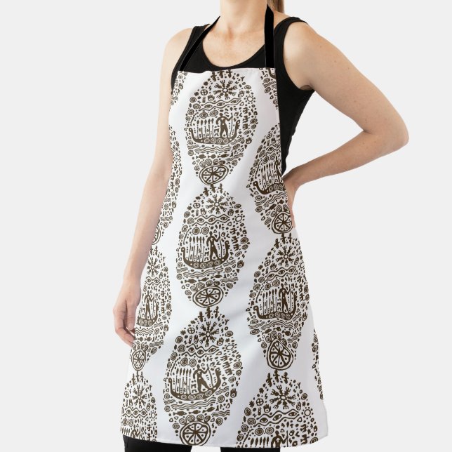 Delantal Antiguos lugares de pesca: El viejo pescador (in situ)