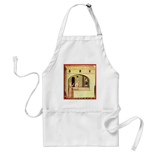 DELANTAL  ANTIQUE OVEN BAKER ,BAKERY BREAD TIENDA (Frente)