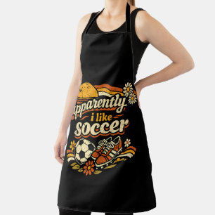 Delantal Aparentemente me gusta el fútbol