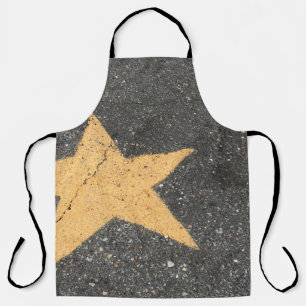 Delantal Apavimento con forma de estrella amarilla