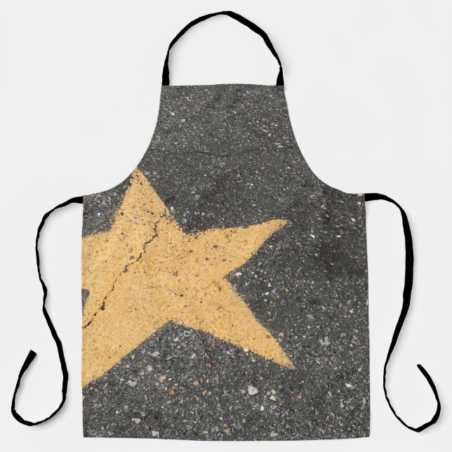 Delantal Apavimento con forma de estrella amarilla (Anverso)