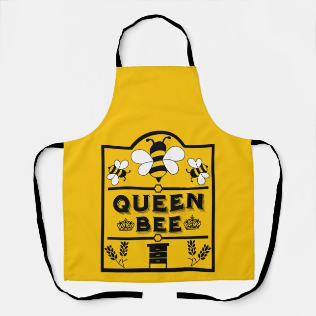 Delantal Apiary Honey Queen Bee (Anverso)