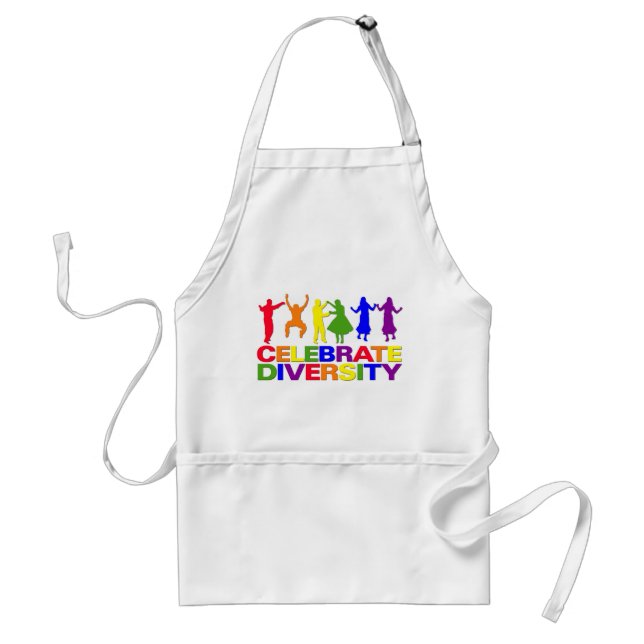 Delantal Aplauder la diversidad (Frente)