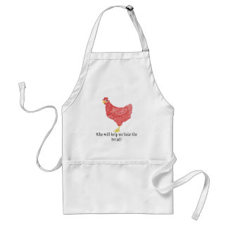 Delantal Apósito de gallina roja