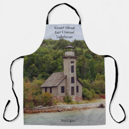 Delantal Apósito del faro del Canal Este de Grand Island