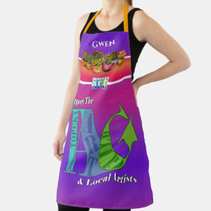 Delantal Apoyo al Apron del Gremio de Arte de Topeka - Gwen
