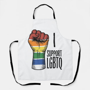 Delantal Apoyo el diseño de camiseta de puño orgulloso vint