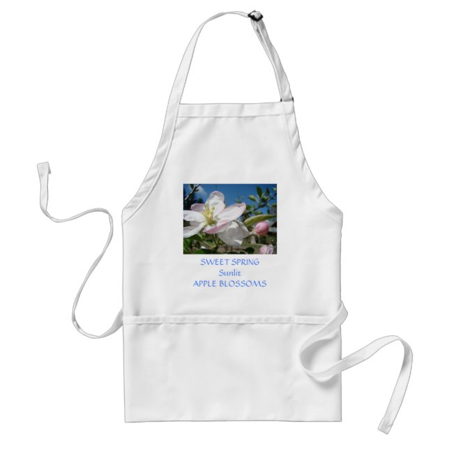 DELANTAL  APPLE BLOSSOMS APRONS COCINA DE COCINA (Frente)