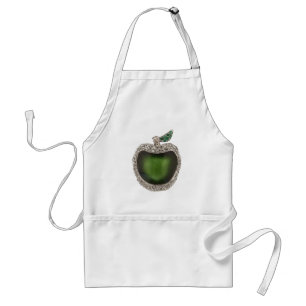 Delantal Apple verde Jeweled