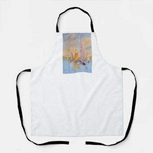 Delantal Aprán de vela de vela de barco de vela con puesta 