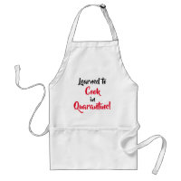 Aprendí a cocinar en rojo y negro divertido de cua