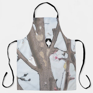 Delantal Aprendo de impresión de alamante de primaverales