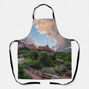Delantal Aprendo del Sunrise Gigante de Colorado