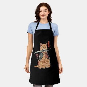 Delantal aprin aprons cat aprin o apron para mujeres